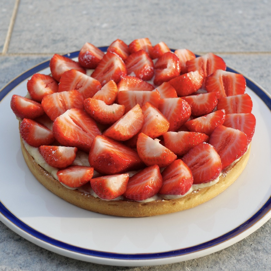 tarte aux fraises