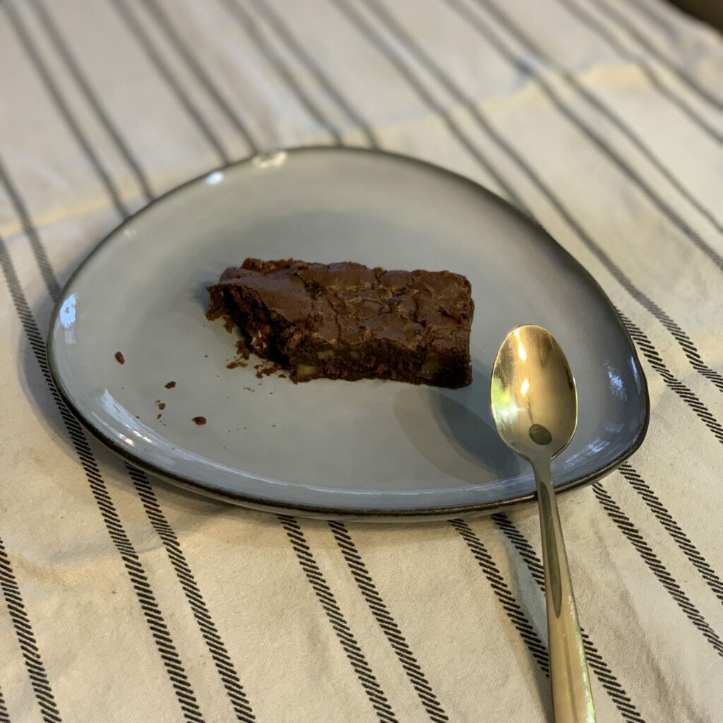 brownie noix de pécans caramélisées