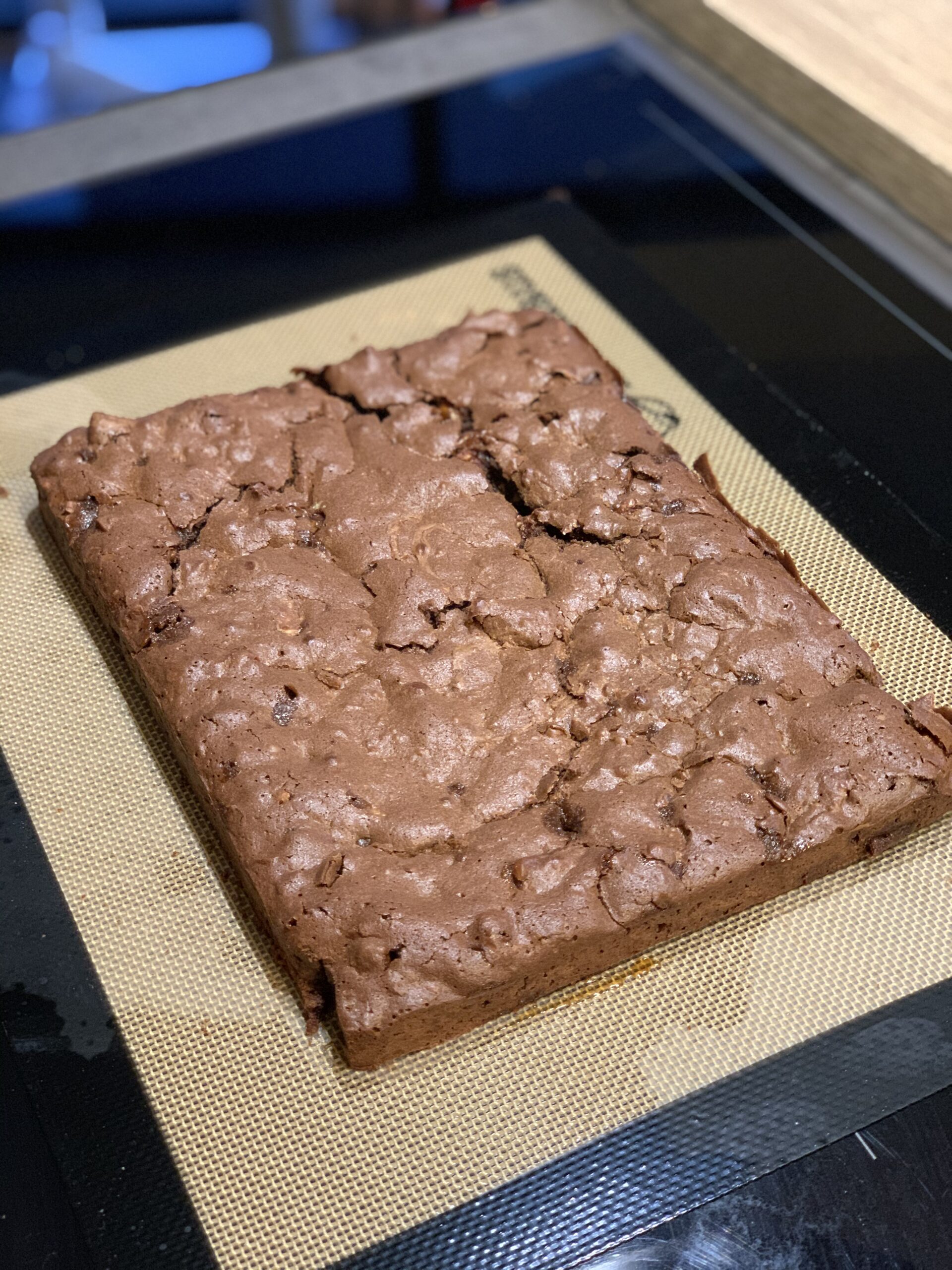 brownie aux noix de pécan caramélisées