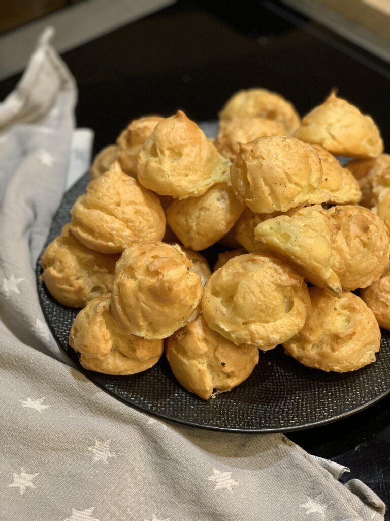 gougères au morbier