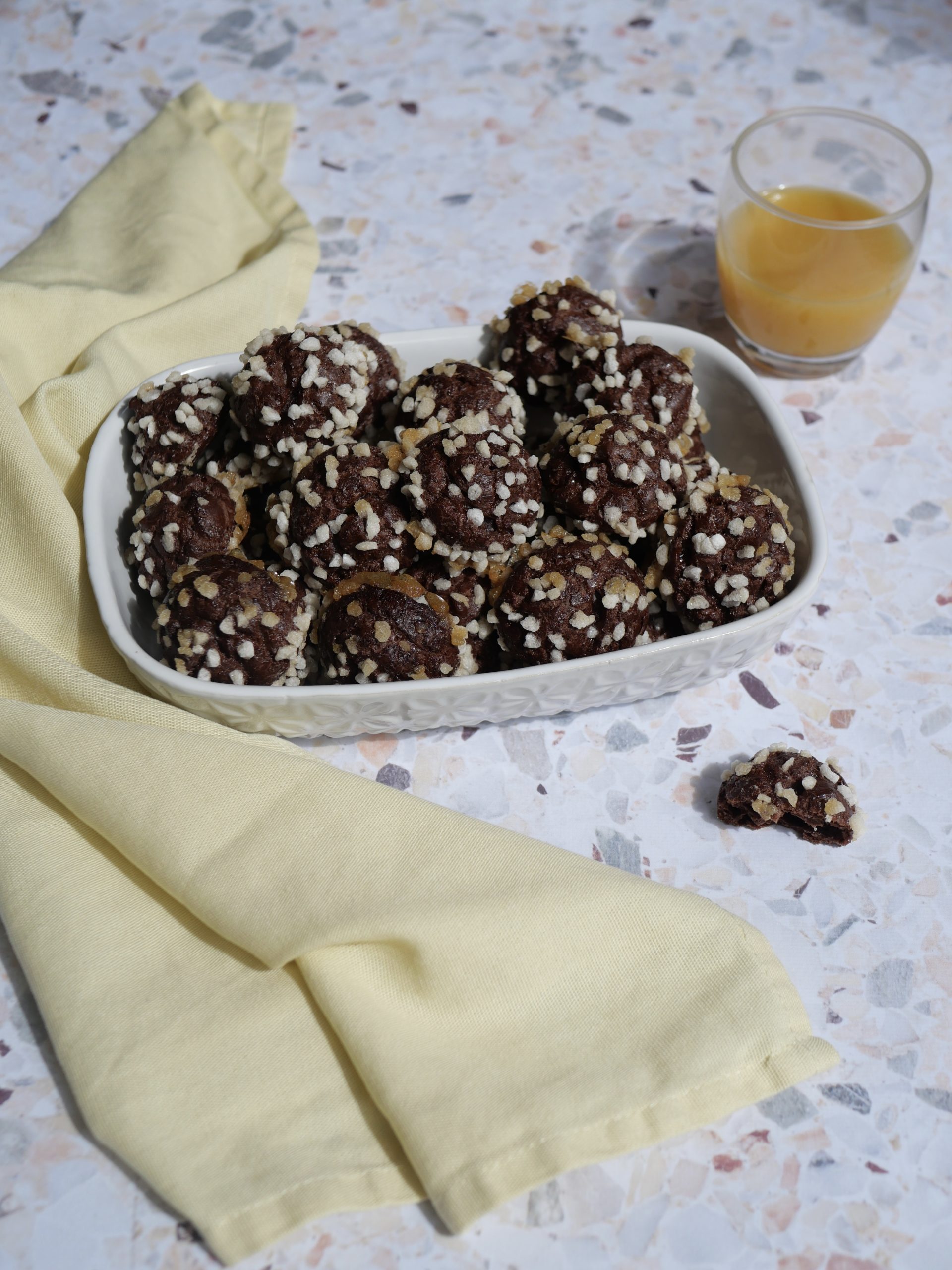 chouquettes au cacao