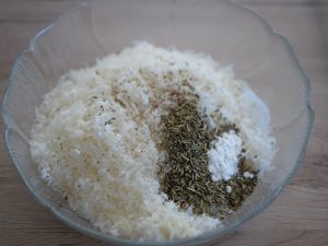 parmesan, herbes