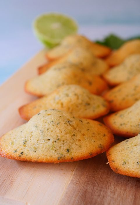 madeleines menthe citron