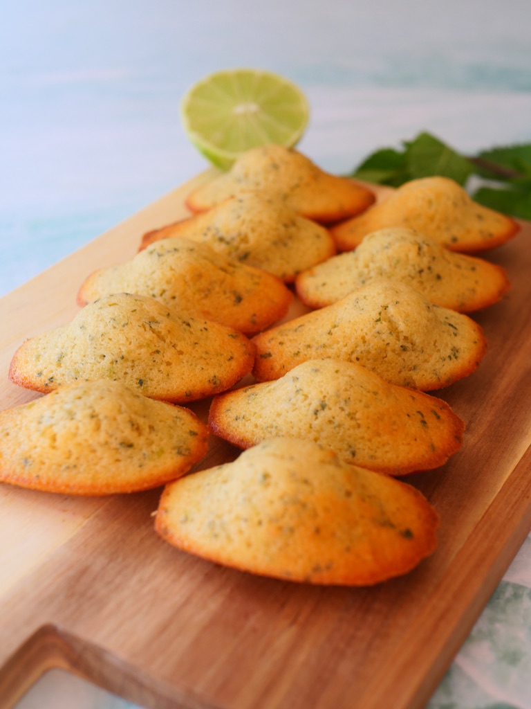 madeleines menthe citron