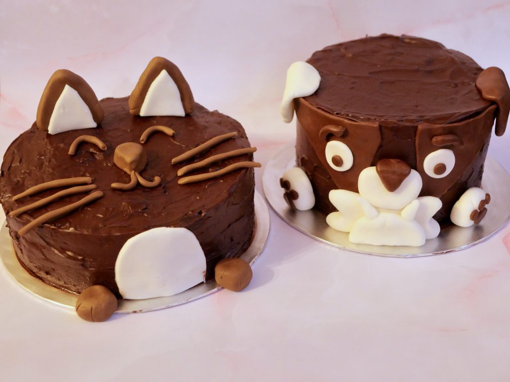 gateau chat et chien