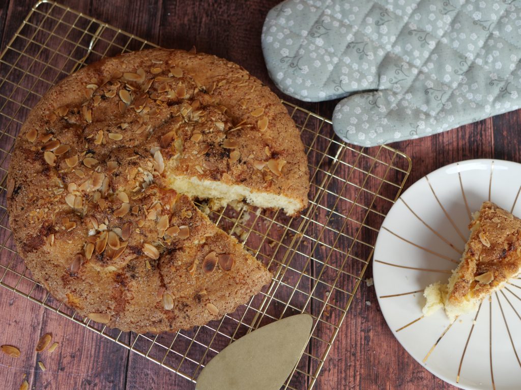 tarte au sucre et amandes Tupperware