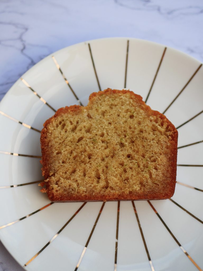 cake citron vert vanille - dans la cuisine d'anaïs