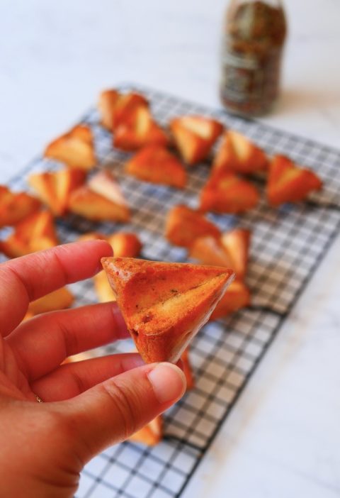 Bouchées chorizo comté - Dans la cuisine d'anais