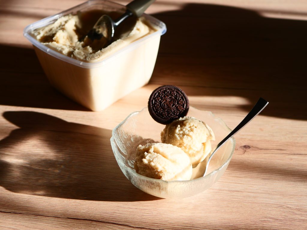 sorbet banane passion - dans la cuisine d'anais