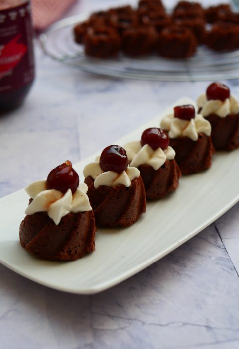 mini foret noire - dans la cuisine d'anais